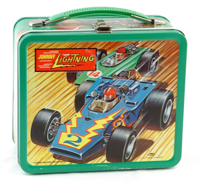 1967 Auto Race Lunch Box and Thermos - Ruby Lane